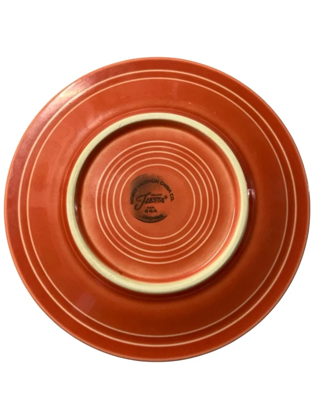 Fiesta Orange Salad Plates - Set of 4